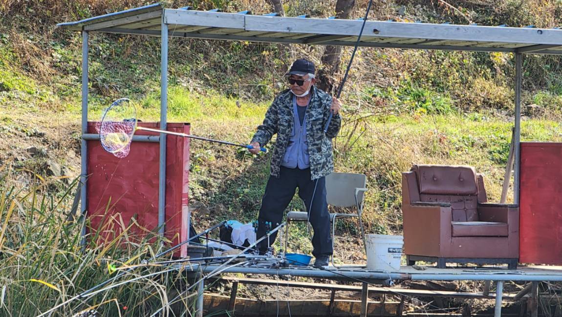 유종의 미를 거두는 독정낚시터