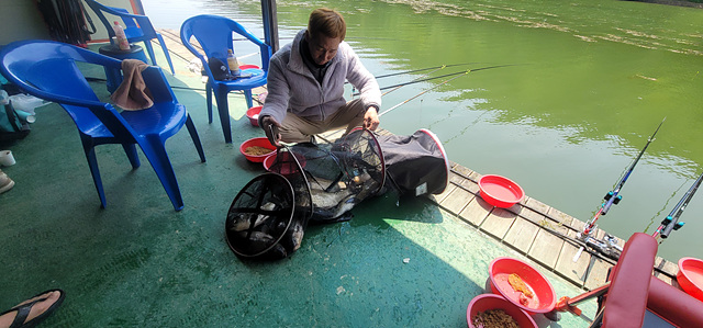 가깝고 물 좋고 경치 좋은 곳~~!!-용인삼인낚시터-